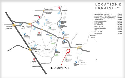 Project Image of 965.0 - 1006.0 Sq.ft 3 BHK Apartment for buy in Urbannest
