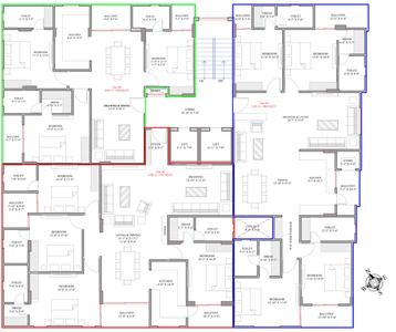 Project Image of 1948.0 - 2864.0 Sq.ft 3 BHK Apartment for buy in Ganga Kotecha Kanchan Tara