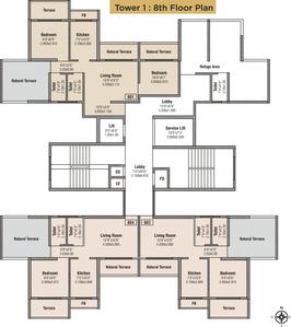 Project Image of 298.0 - 503.0 Sq.ft 1 BHK Apartment for buy in Bhumiraj Hills Tower 1