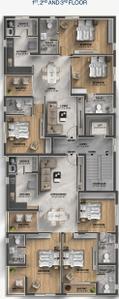Project Image of 1367.0 - 1421.0 Sq.ft 3 BHK Apartment for buy in Simha