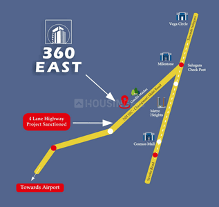 Project Image of 1314.0 - 3330.0 Sq.ft 3 BHK Apartment for buy in Hillman 360 East