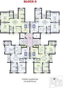 Project Image of 1170.0 - 1278.0 Sq.ft 2.5 BHK Apartment for buy in Vijay Shanthi Boulevard