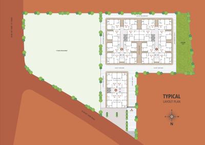Project Image of 501.71 - 573.5 Sq.ft 2 BHK Apartment for buy in Shree Krishna Shreeji Residency