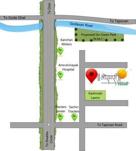 City Next Godavari Residency Location Plan 1