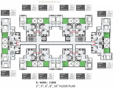 Project Image of 514.0 - 677.0 Sq.ft 1 BHK Apartment for buy in Shubh Richmond