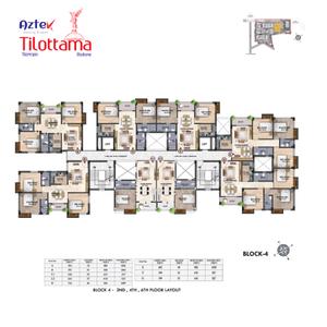 Project Image of 525.0 - 1064.0 Sq.ft 1 BHK Apartment for buy in Aztek Tilottama