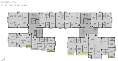 Project Image of 1085.0 - 2640.0 Sq.ft 2 BHK Apartment for buy in Gangotri Identity