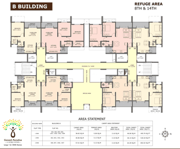 Project Image of 478.14 - 692.02 Sq.ft 1 BHK Apartment for buy in Ganesh Paradise Phase 2