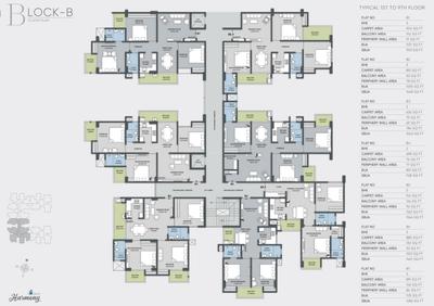 Project Image of 1043.0 - 1743.0 Sq.ft 2 BHK Apartment for buy in Uttarayan Harmony