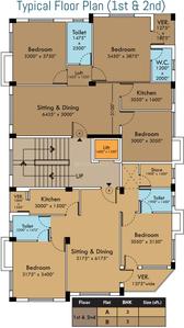 Project Image of 1100.0 - 1300.0 Sq.ft 2 BHK Apartment for buy in SGA Hemlata