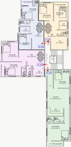 Project Image of 637.0 - 1149.0 Sq.ft 2 BHK Apartment for buy in Tirupati Enclave