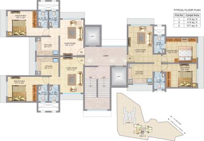Project Image of 412.0 - 571.0 Sq.ft 1 BHK Apartment for buy in Chheda Jai Devki