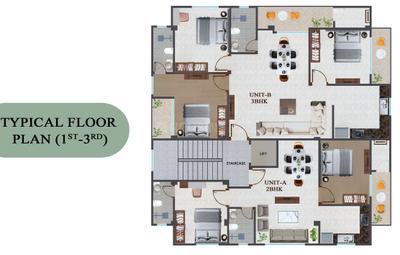 Project Image of 906.0 - 1491.0 Sq.ft 2 BHK Apartment for buy in Khushi Dhuprabha Niwas