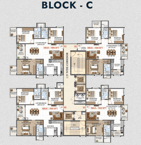 Project Image of 1520.0 - 2030.0 Sq.ft 3 BHK Apartment for buy in Amrutha Lake Vista