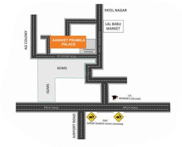 Aaniket Pramila Palace Location Plan 1