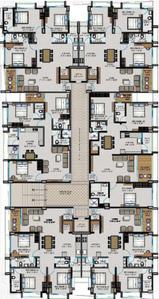 Project Image of 839.59 - 1064.66 Sq.ft 3 BHK Apartment for buy in Sapphire Pushkar Apartment