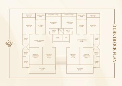 Project Image of 1721.0 - 2152.0 Sq.ft 3 BHK Apartment for buy in Surendra Select