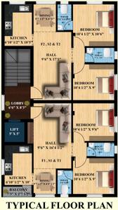 Project Image of 749.0 - 752.0 Sq.ft 2 BHK Apartment for buy in A S Sun Castle