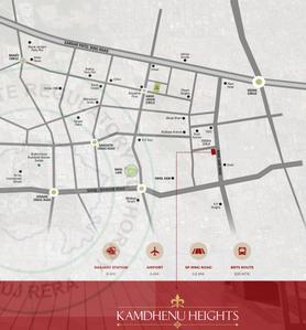 Project Image of 600.41 - 867.03 Sq.ft 2 BHK Apartment for buy in Kamdhenu Heights