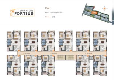 Project Image of 0.0 - 1210.0 Sq.ft 2 BHK Apartment for buy in Signature Fortius