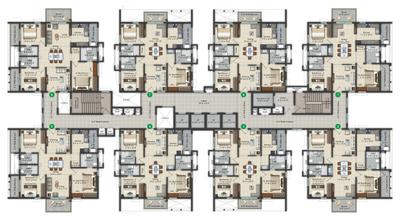 Project Image of 1600.0 - 1900.0 Sq.ft 3 BHK Apartment for buy in KSR Greens