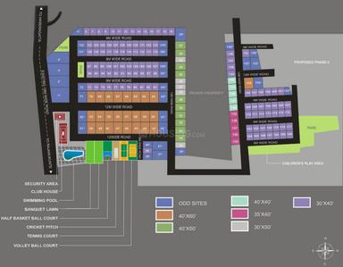 Project Image of 1200.0 - 2400.0 Sq.ft Residential Plot Plot for buy in Millennia Burgundy Orchards
