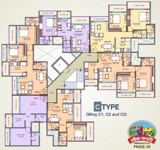 Project Image of 680 Sq.ft 1 BHK Apartment / Flat for sale in Ambernath East for Rs. 2500000