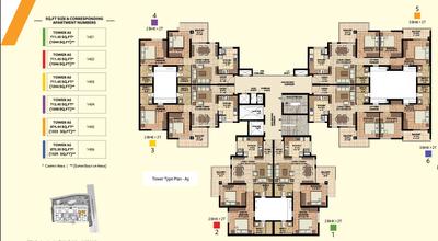 Project Image of 994.0 - 1335.0 Sq.ft 2 BHK Apartment for buy in Akshaya Orlando Phase I