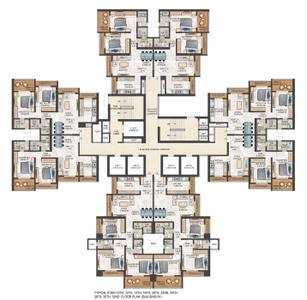 Project Image of 1180 Sq.ft 2 BHK Apartment / Flat for sale in Kalyan West for Rs. 11000000