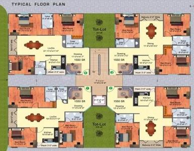 Project Image of 0.0 - 1550.0 Sq.ft 3 BHK Apartment for buy in Shamshiri Premia Urbana