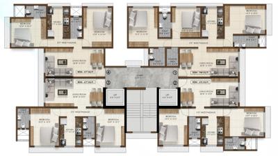 Project Image of 676.4 - 944.0 Sq.ft 2 BHK Apartment for buy in Pranav Redevelopment Of Lakshman Tower CHSL