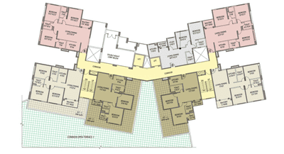 Project Image of 778.0 - 1070.0 Sq.ft 2 BHK Apartment for buy in Siddha Galaxia Phase III