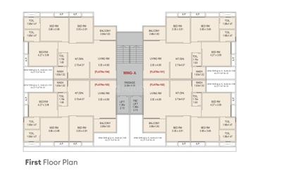 Project Image of 607.3 - 809.55 Sq.ft 2 BHK Apartment for buy in Krishna Shivam Harmony