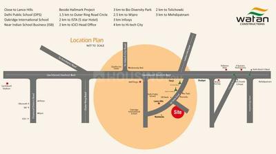 Project Image of 850.0 - 1650.0 Sq.ft 2 BHK Apartment for buy in Watan Constructions Residency