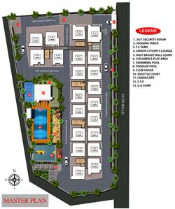 Project Image of 690.94 - 928.82 Sq.ft 2 BHK Apartment for buy in Bhavya Dazzle