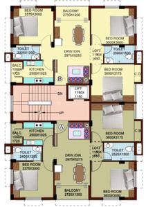 Project Image of 1210.0 - 1212.0 Sq.ft 3 BHK Apartment for buy in Mandhan Galaxy