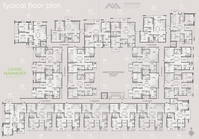 Project Image of 956.0 - 1036.0 Sq.ft 2 BHK Apartment for buy in Nagamani Living Harmony