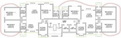 Project Image of 1099.0 - 1209.0 Sq.ft 3 BHK Apartment for buy in Kamala Nutan Yojana