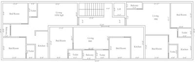 Project Image of 980.0 - 1530.0 Sq.ft 2 BHK Apartment for buy in GKR Lucky Homes