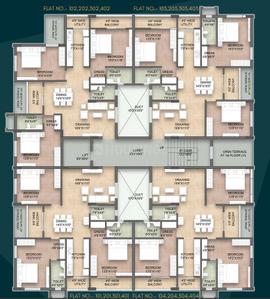 Project Image of 1834 Sq.ft 3 BHK Apartment / Flat for sale in BJB Nagar for Rs. 17000000