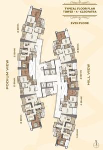 Project Image of 1365.0 - 3530.0 Sq.ft 2 BHK Apartment for buy in Paradise Sai World Empire