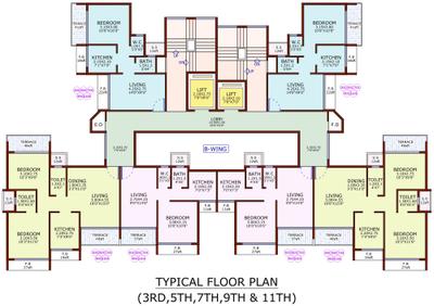 Project Image of 740 Sq.ft 1 BHK Apartment / Flat for sale in Ulwe for Rs. 7400000