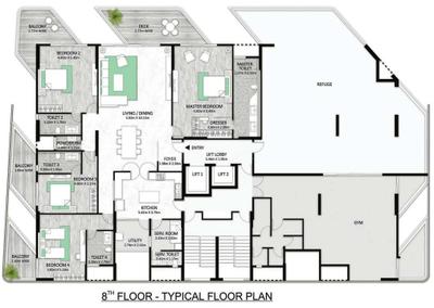 Project Image of 3390.0 - 4640.0 Sq.ft 3 BHK Apartment for buy in Mahindra L Artista