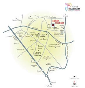 Project Image of 1204 Sq.ft 2 BHK Apartment / Flat for sale in Moshi for Rs. 9000000