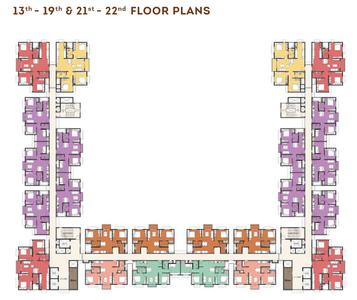 Project Image of 537.0 - 1025.91 Sq.ft 1 BHK Apartment for buy in Dioro And Beryl At Brigade EL Dorado