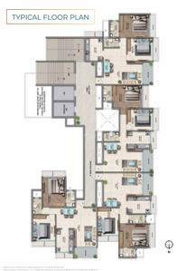 Project Image of 777.0 - 806.0 Sq.ft 2 BHK Apartment for buy in Fornax Bhoomi Icon Wing A