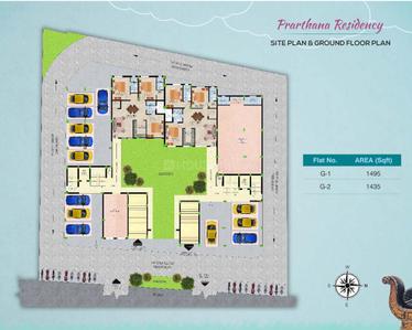 Project Image of 1435.0 - 1945.0 Sq.ft 3 BHK Apartment for buy in Prarthana Residency