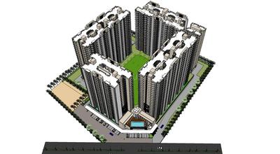 Project Image of 506.98 - 979.0 Sq.ft 1 BHK Apartment for buy in Rahul Downtown Phase I