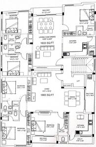Project Image of 1633.0 - 1865.0 Sq.ft 3 BHK Apartment for buy in Sri Suprabhatham Signature Ridge