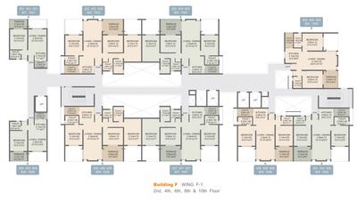 Project Image of 490.0 - 873.0 Sq.ft 2 BHK Apartment for buy in Rohan Abhilasha Building F